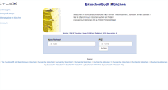 Desktop Screenshot of cylex-branchenbuch-muenchen.de